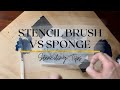 Brush Or Sponge The Stencil Trick No One Talks About