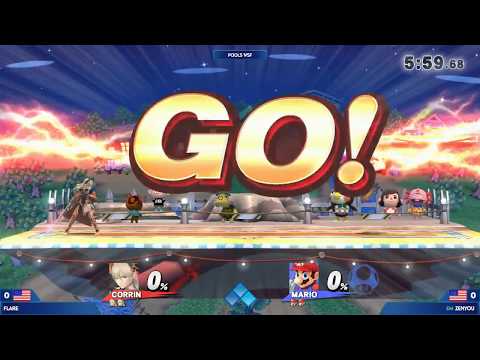 Flare (Corrin) vs EM | Zenyou (Mario) - R1 Pools
