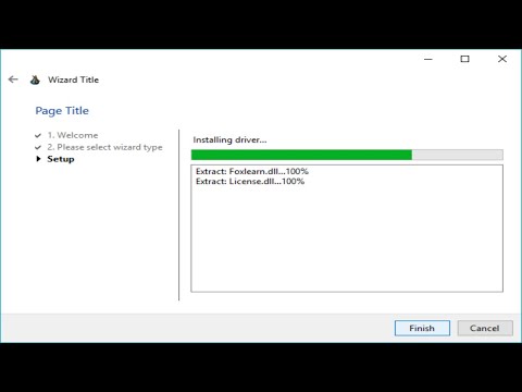 C Tutorial Aero Wizard Step By Step Foxlearn