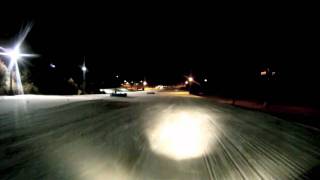 preview picture of video 'Mount Crescent Snowmobile Drag Races 1/7/2011'