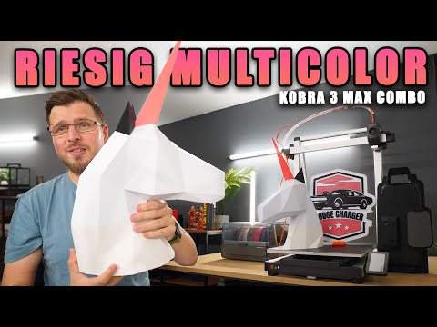 🤯Big & Affordable? 🦄 XXL Review: Anycubic KOBRA 3 MAX Combo