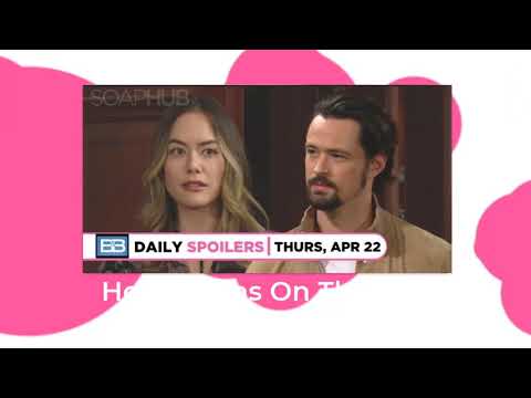 The Bold and the Beautiful Spoilers: Hope Leans On Thomas, Again
