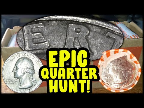 EPIC $2,000 QUARTER HUNT!!! SILVER, W QUARTERS AND RARE DOUBLE DIE! (COIN ROLL HUNTING)
