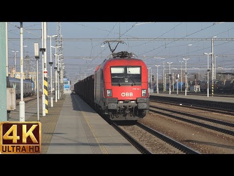 Vlaky - Břeclav [15.11.2017] 4K