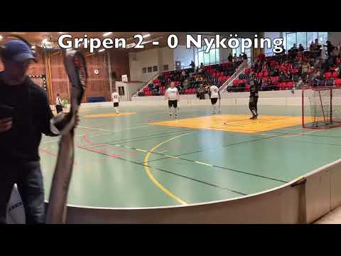 Ös/serien Innebandymatch 2022-2023 Nyhemshallen Gripen - Nyköping