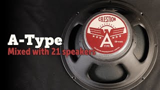 Video thumbnail for Celestion A type shootout by Zilla Cabs