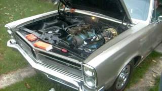 Pontiac GTO 1965 START UP mine and dads ole beater lol