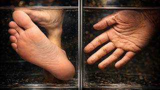 (Don't get freaky) Foot vs Hand In Water TimeLapse