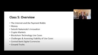 Class 5: Blockchain Technology & Cryptocurrencies
