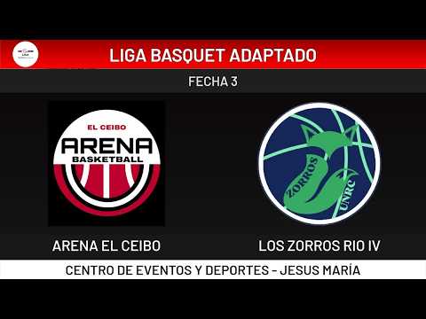 LIGA DE BASQUET ADAPTADO 2026 - FECHA 3 -  ARENA EL CEIBO VS LOS ZORROS RIO IV