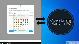 How to open Emoji Menu from any Keyboard | Emoji Keyboard for Pc