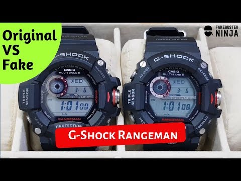 G-Shock Rangeman Original VS Fake Comparison 2019