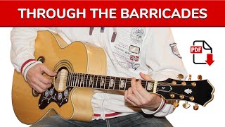 How To Play Through The Barricades by Spandau Ballet on Guitar (intro + TAB)