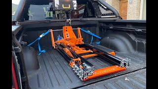 Neo-Dyne motorcycle loading system - Split Ramp for Dodge Ram 1500