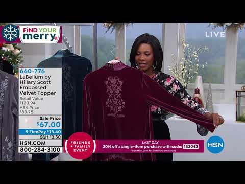 HSN | Hillary Scott Fashions 11.21.2019 - 02 PM