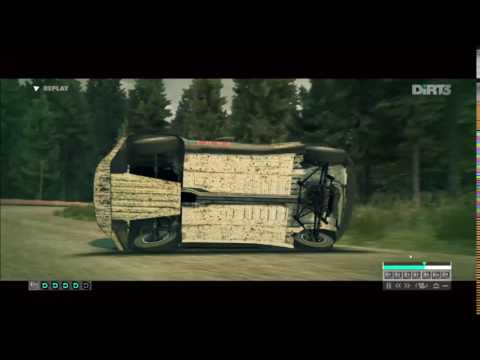 DIRT 3 finland stage rally car goes for multiple rolls Flyingpig77