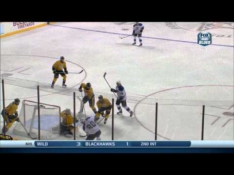 Alexander Steen wrister goal 4-1 St. Louis Blues vs Nashville Predators 10/26/13 NHL Hockey