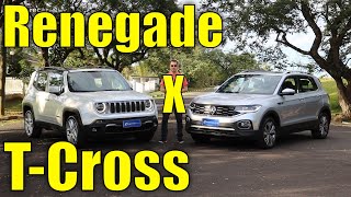 Comparativo: Renegade Limited x T-Cross Highline