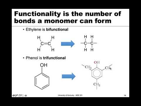 MSE 201 S21 Lecture 28 - Module 3 - Polymerization