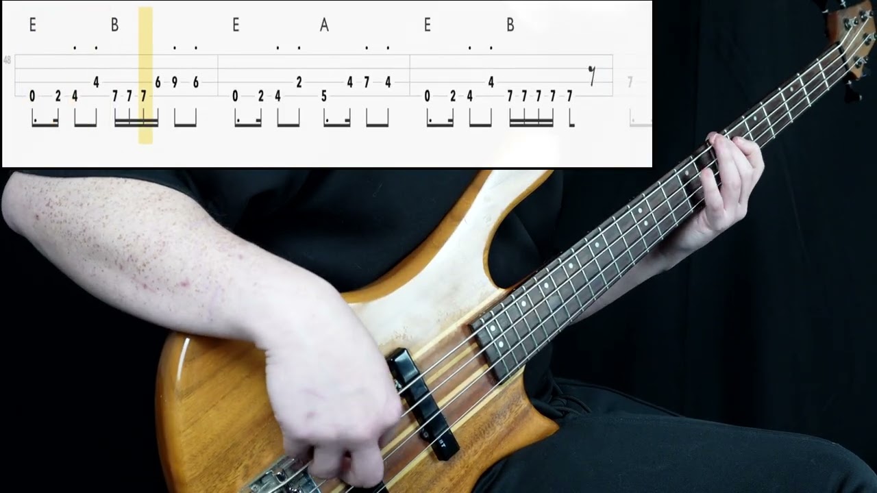 Chancho En Piedra - Locura Espacial (Bass Only) (Play Along Tabs In Video)