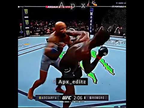 Israel Adesanya vs Yoel Romero UFC 🔥‼️ Edit | UFC Middleweight Championship #ufc #apx_editz #shorts
