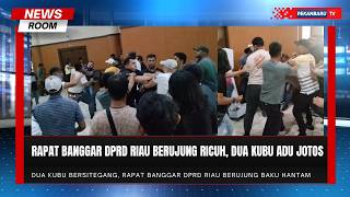 Rapat Banggar Berujung Ricuh, Asbak Dan Kursi Melayang