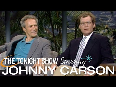 Clint Eastwood and David Letterman | Carson Tonight Show