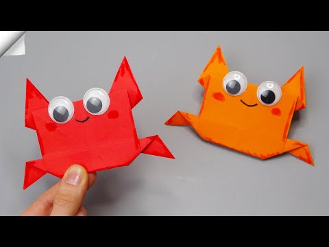 How to Make Paper Crab Origami Crab