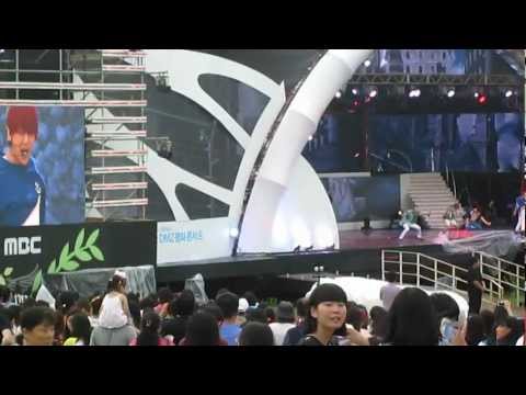 [FANCAM] 120814 B2ST @ DMZ Rehearsal