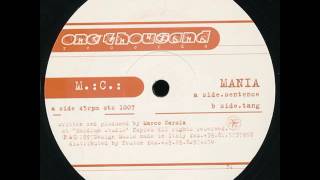 Marco Carola - Tang - Mania EP - One Thousand Records ‎– ots 1007