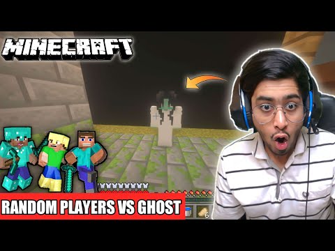Melo Bhai  - 3 Random Pro Players Vs Minecraft Ghost  #shorts  #minecraft