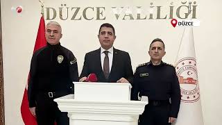 Düzce’de Suç Oranları Yüzde 10 Azaldı