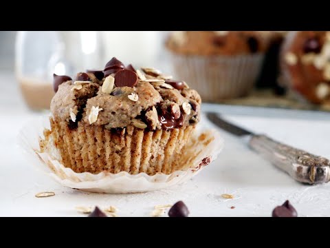 Sugar Free Almond Butter Banana Muffins