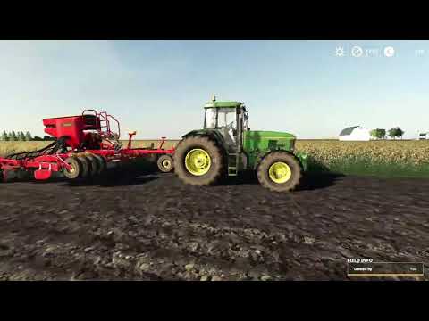 Mercer County | EP 4 | Wrapping Silage, Ploughing, Sowing Wheat | Farming Simulator 19 | Timelapse