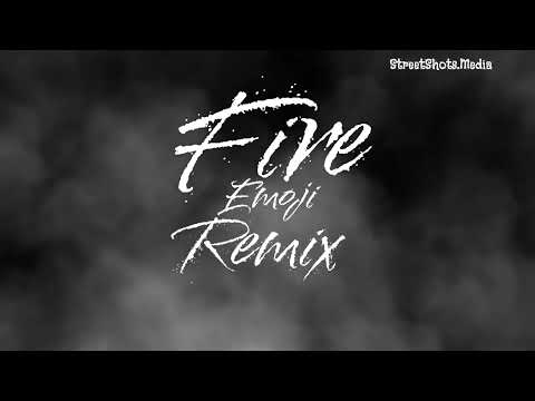 Fire emoji remix, animated Lyric video from bling 4 to Holy ten,