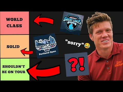 Ranking The Courses on Tour!!!!! / / TIER LIST!!!! w/ My Brother Judah!