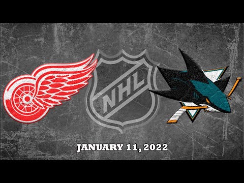 NHL Red Wings vs Sharks | Jan.11, 2022
