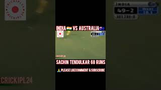 Sachin Tendulkar 68 Runs against australia#mumbai indians#ipl
