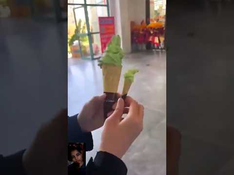 This ice cream lifehack did NOT go as expected 🍦😭 #song #love #music #newsong #guess #youtubeshorts