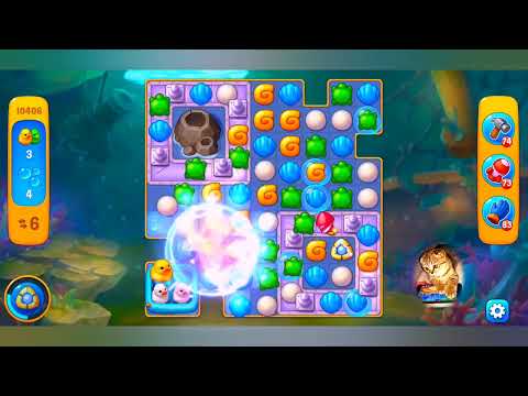 Fishdom, 10406 level,no Booster - 10406 уровень, прохождение без бустеров.