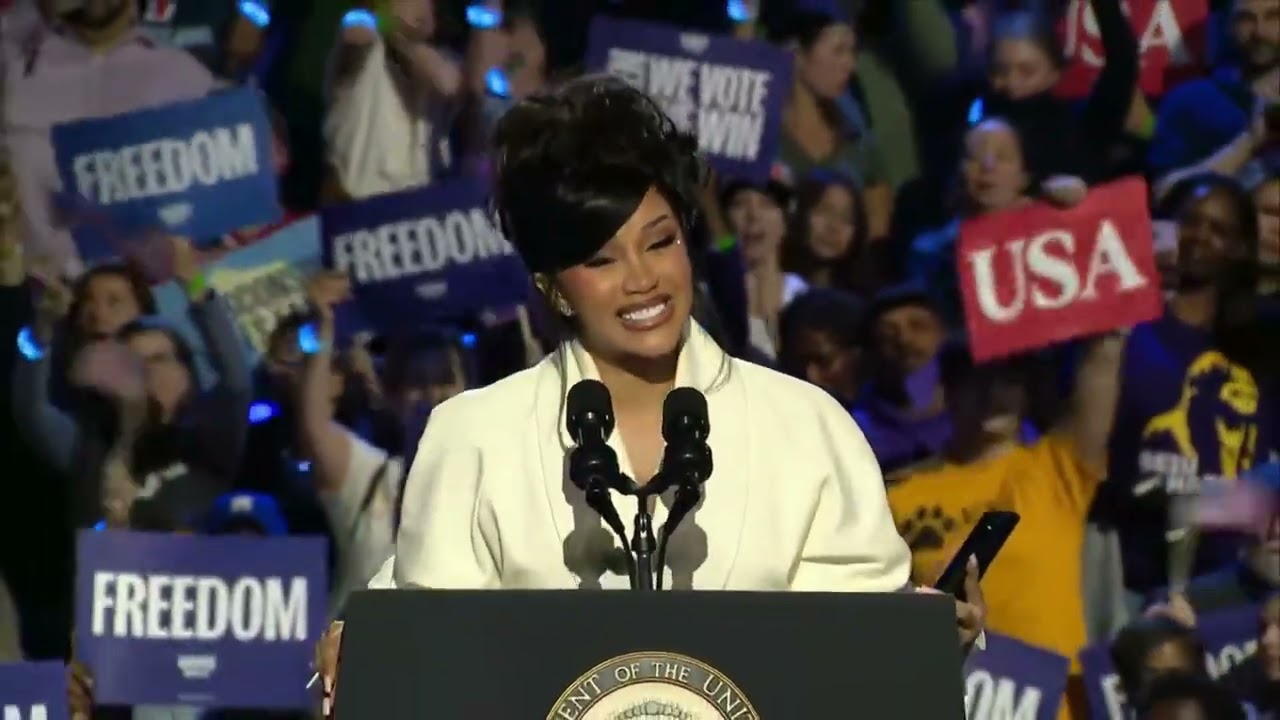 RAW: Kamala Harris holds 'Get Out the Vote' rally with Cardi B