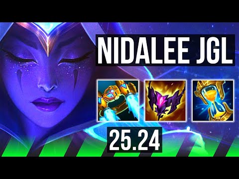 NIDALEE vs DARIUS (JGL) | Good KDA: 12/1/13 | KR Master | 25.24