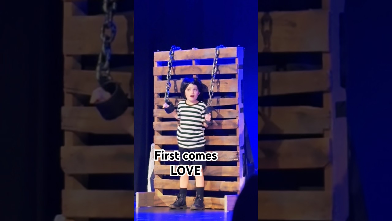 Pugsley Addams Sings His Heart Out in The Addams Family Musical