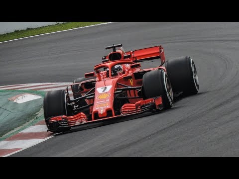 Scuderia Ferrari SF71H Sound on Track | F1 2018 Pre Season Test | FullGasMedia