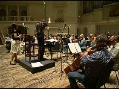 Recording of "Slavic Soul" album in Moscow, 2006 (in Slovene language)