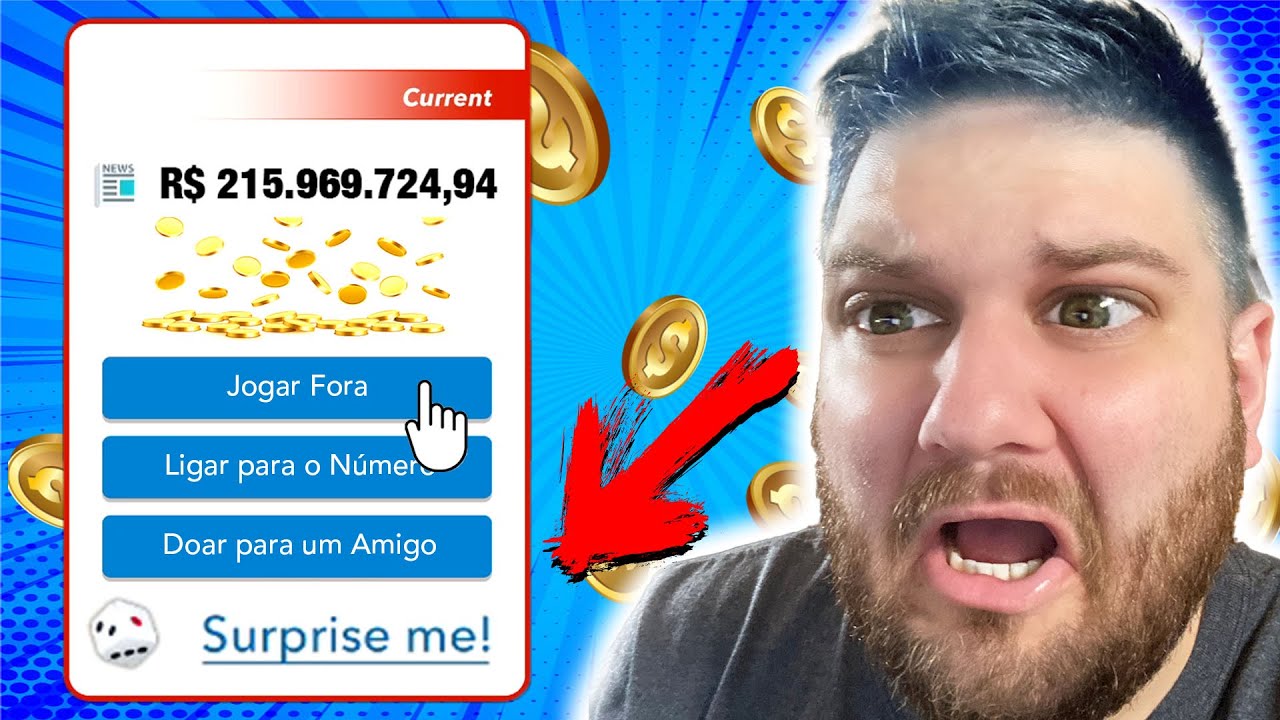 perdi R$ 215.969.724,94 jogando o desafio "surprise me" no Bitlife