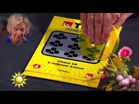 Trissvinnaren: "Vi får se vad jag hittar på" - Nyhetsmorgon (TV4)