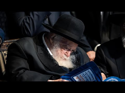 Rav Chaim Kanievsky Last Public Appearance - Dirshu | הופעה פומבית אחרונה רבי חיים קנייבסקי - דרשו