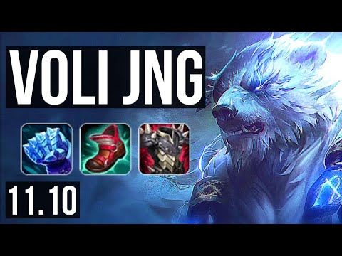 VOLIBEAR vs SHACO (JUNGLE) | 2.4M mastery, 6/1/5, 500+ games | NA Master | v11.10