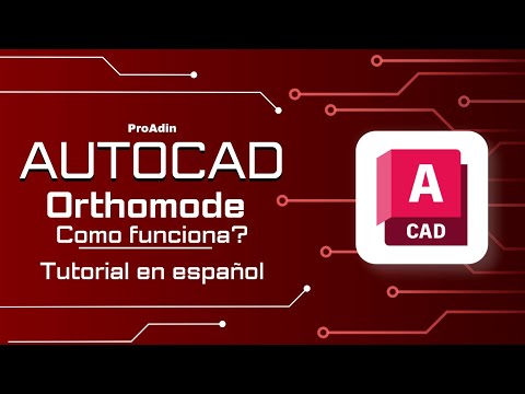 Orthomode en AutoCAD tutorial